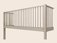 ビューステージHスタイル 柱建式 縦太格子 関東間 デッキボード