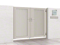 ライシス門扉2型　両開き　柱使用